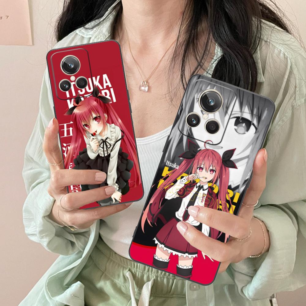 Date a Live Kotori Itsuka TPU Mobile Phone Case for Realme 15 14 13 12 11 10 9 Pro Plus T i Lite 5G Colorful Printing Cover