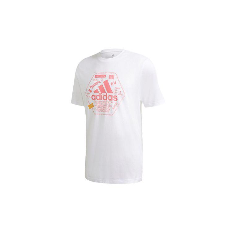 

Adidas Snack Bos 1 Ramen Style Printed Short Sleeve T-Shirt Men Tops White GE4657 L