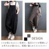 Easy Maternity Body Includes Wrinkle Large Quarter Length All In Long Autumn [VIVEL] Loose, Overalls, Women's Overalls, Pants, Covering, Pockets,