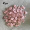50 Stück Mini-Finger-Schwämmchen Puderquaste Rosa Mini-Größe Finger-Quasten-Set Foundation-Creme Concealer-Applikator Finger-Kissen-Schwamm