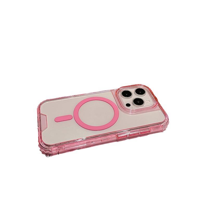 Drei-in-Eins Magnetische Handyhülle für IP16pro 16 Pro Max Zweite Generation Buntes PC