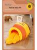 Removable & Washable Winnie the Pooh Panda Pet Bed with Thickened Cushion, Four Seasons Universal Design.