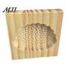 Easy Clean Dough Decorating Tools Wood Cookie Cutter Mold, Round Gingerbread Biscuit Stamp for Professional Pastry Shaping DIY Baking, Cake