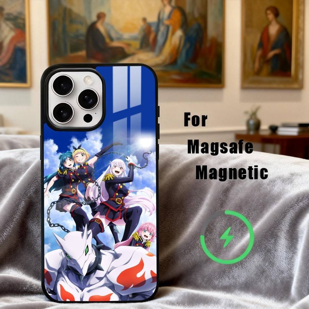Web Manga C-Chained S-Soldier Handyhülle Für iPhone17,16,15,14,13,12,11 Plus,Pro Max Magnetisch Für Magsafe Kabelloses Laden