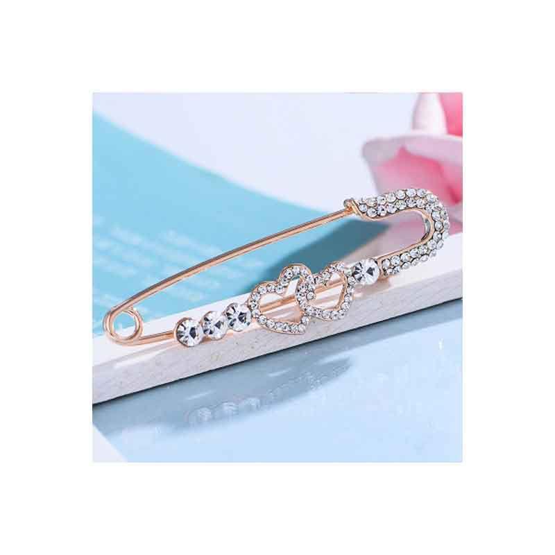 Fashion Women Crystal Rhinestone Pins  Brooches Butterfly Corsage Jewelry