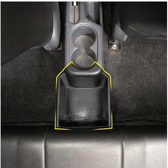 TESIN Stowing Tidying Car Central Control Rear Storage Box Organizer Tray For Suzuki Jimny JB43 2007-2017 Interior Accessories