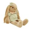 Rabbit Charming Lilac Plush Toy With Long Ears Soft Pp Cotton Stuffed Animal For Kids