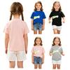 Kids Boys Girls Special Needs Adaptive Clothing Short Sleeve Rainbow Print Chest Port Access Chemo T-shirt with Zippers