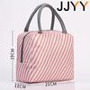 Functional Insulated Lunch Bag Thermal Food Picnic Bag for Women Kids Portable Canvas Lunch Box