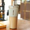 Large Capacit Water Bottle With Straw Iced Coffee Cup Househo Clear Tumbler  Fruit Juice