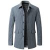 Fashion Casual Lapel Cotton-padded Jacket Men's Jacket No Ironing Cotton-padded Padded Jacket