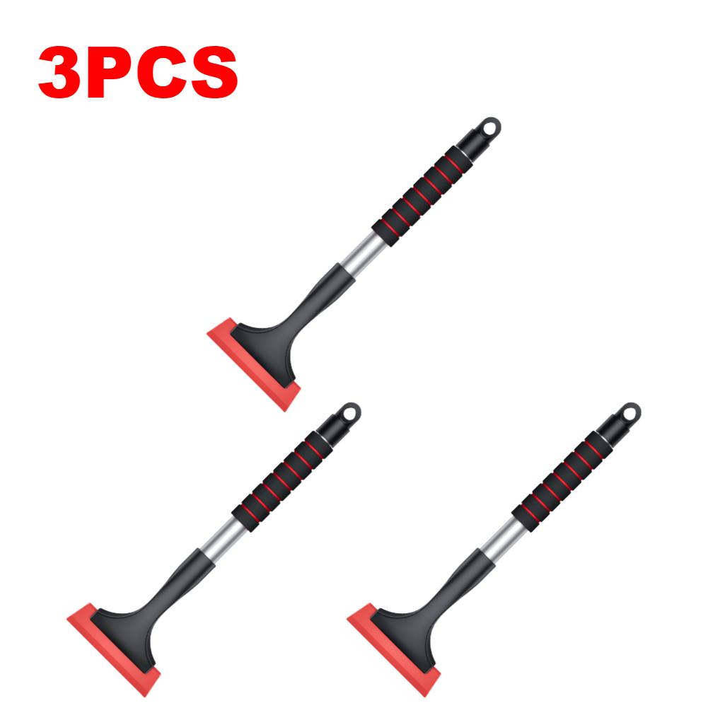 1/2/3PCS Extendable Ice Scraper for Car Ergonomic Snow Brush Windshield Defrosting Snow Shovel Frost Removal Winter Ice Scraper