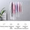 Hanging Clothes Garment Bag Translucent Suit Overcoat Clothes Dust Cover Storage Bag Clothes Dust Cover Garment Dust Cover