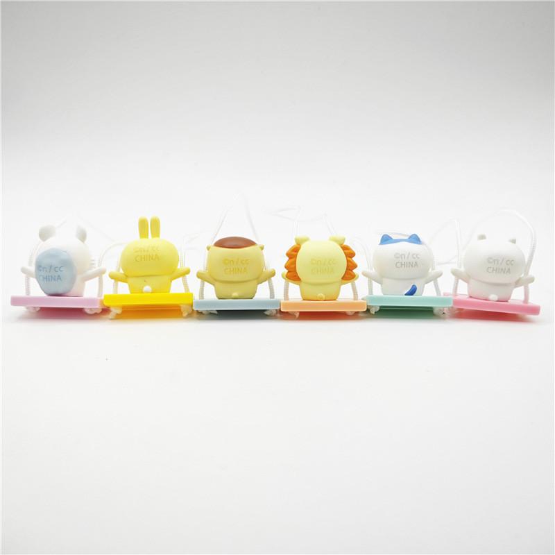 Cute 3cm Swinging Bear Blind Box Toy Pvc Model Adorable Desk Decoration