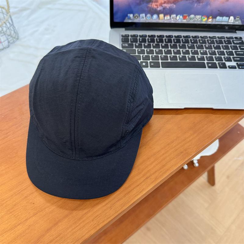 American retro Kaji quick-drying short-brimmed peaked hat, small brimmed men's and women's versatile street tide brand, fully sealed baseball hat