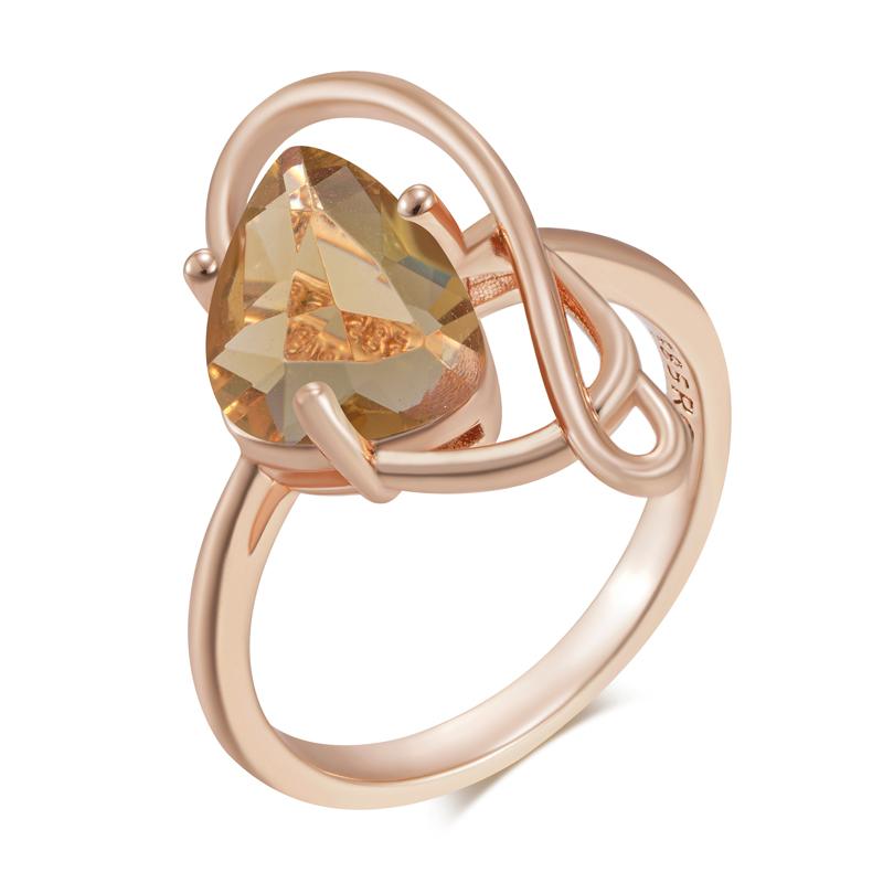 

Коричневый Натуральный Циркон Этническое Обручальное Кольцо Для Женщин Мода Геометрия Цвет Розового Золота Высокое Качество Повседневные Изысканные Ювелирные Изделия 10