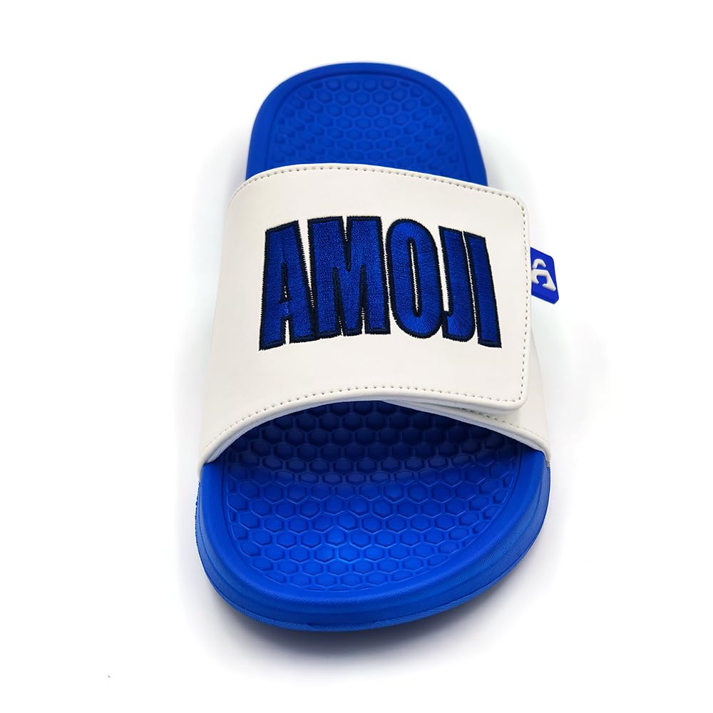 Amozi Shower Slide Balcony Sports Magic Beach Adjustable Velcro Gym Room Summer Indoor and Outdoor SS1805 Size Men's Sandals, Women's Slippers,