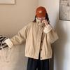 2025 Japanese Style Women's Plush Winter Coat: Warm, Thick, Loose, Casual Cotton Jacket