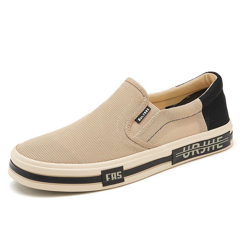 New Summer Men's Shoes Niche Trend Korean Style Design Low Top Flat Bottom Casual Shoes