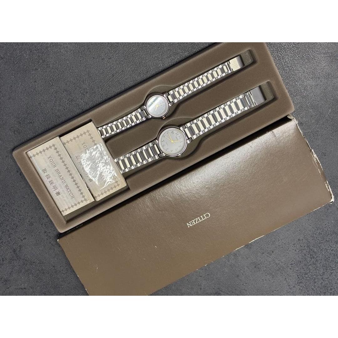 Citizen JUNCTION metal pair watch 6031 2198
