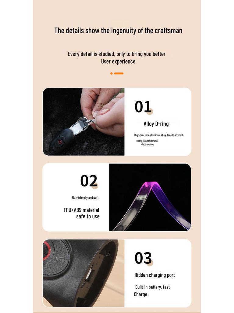 Coleira e Guia LED Mágica Luminosa para Cães e Gatos 2025: Presente de Segurança Noturna para Pet