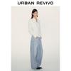 UR Women's Pleated Waist Lapel Shirt