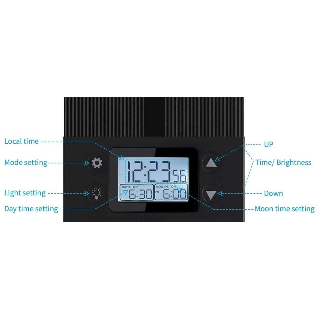 

IP68 Planted Tank Lighting Lamp Professional RGB Fish Tank Light Waterproof RGB Full Spectrum Aquarium Light 30cm Panel Control