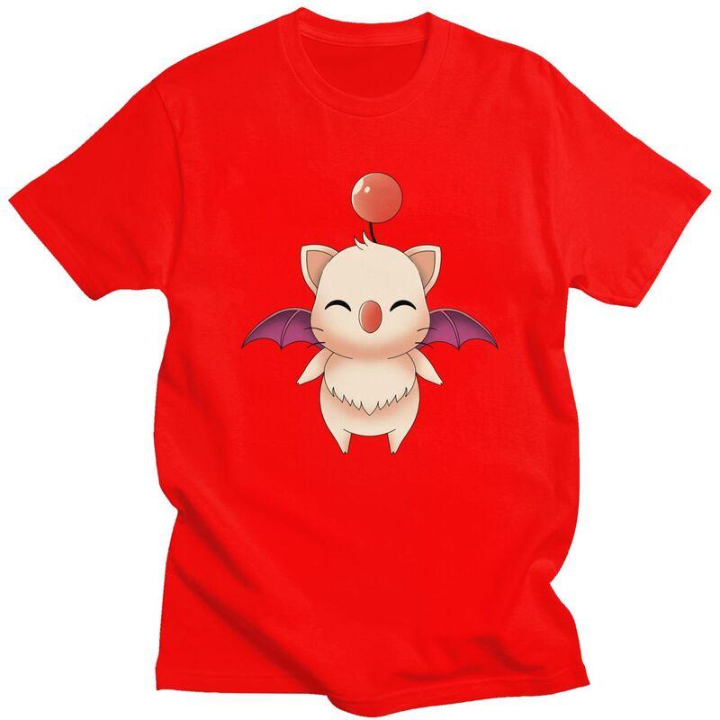 Custom Classic Final Fantasy Moogle T Shirt Men Tshirt Streetwear Tee 100 Cotton Oversized Tshirt Merch S