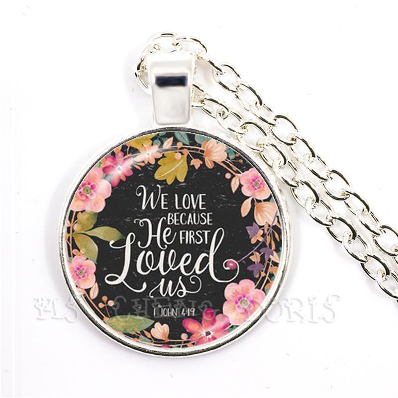 

She Is More Precious Than Rubies Necklace Proverbs 3:15 Bible Verse Christian Quote 25mm Glass Dome Necklace Faith Gift For Sain