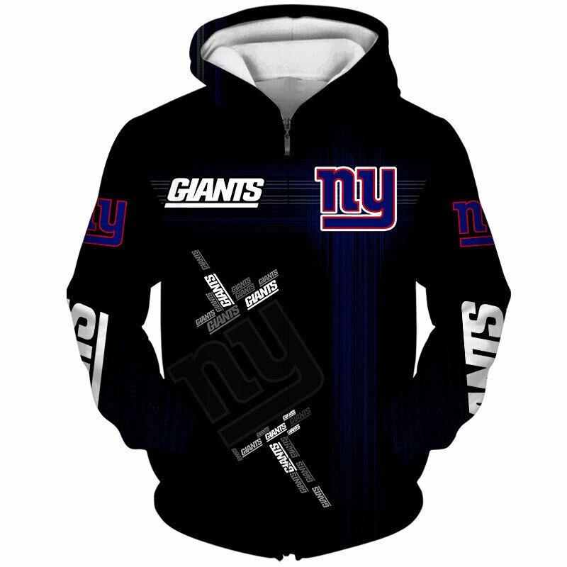 

Толстовка на молнии с 3D-принтом York Giants унисекс