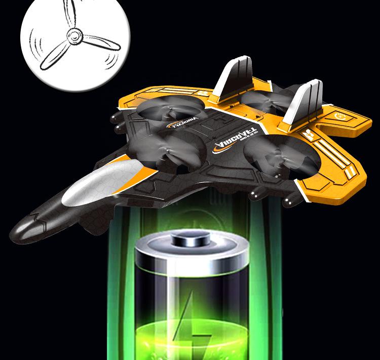 Remote Control Four-Axis Foam Model Aircraft with Stunt Capabilities