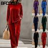 Women's Fashion Casual Autumn Winter Long Sleeve O-Neck Pants Suits