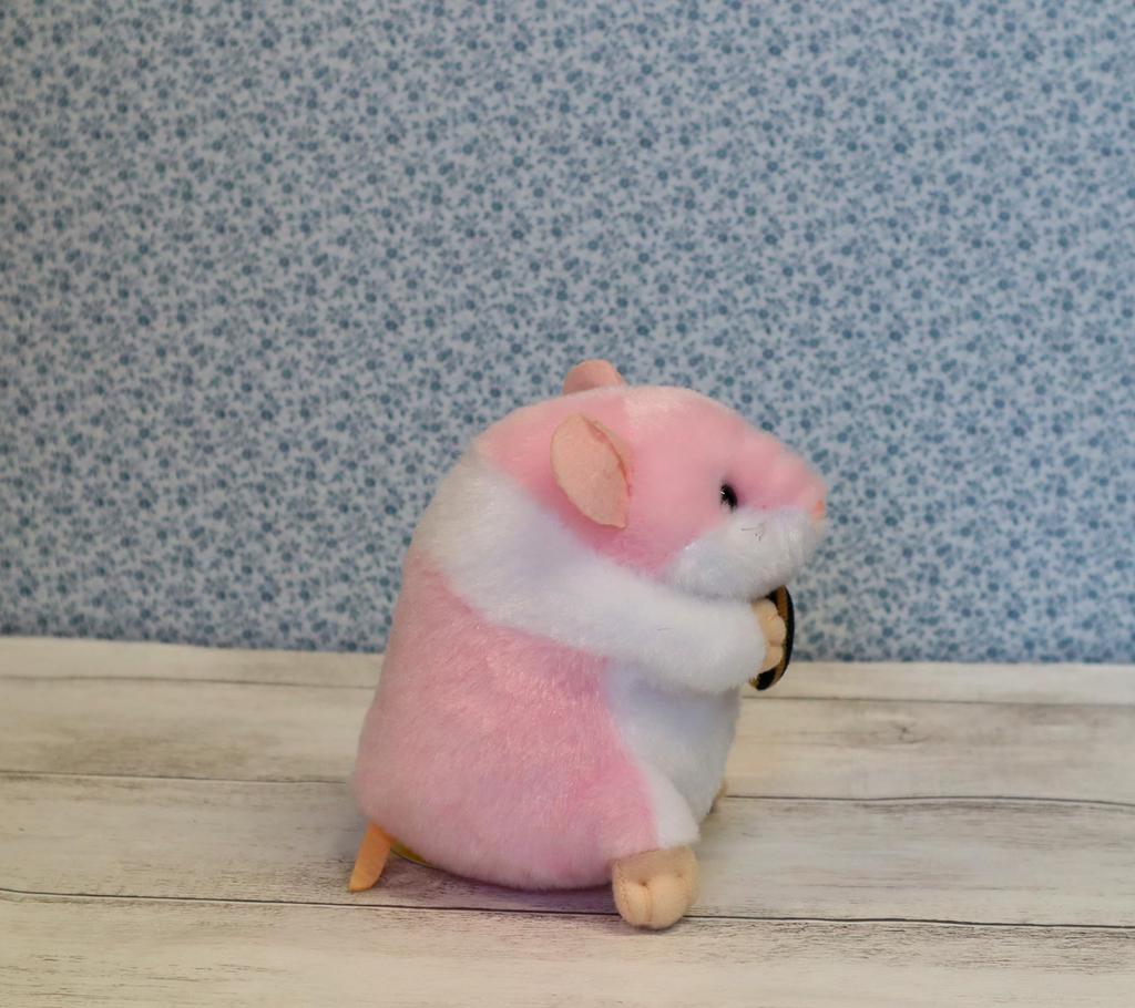 Take Off Baby Palette Hamster Plush Toy, Pink