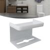 Toilet Paper Holder Wall Mount Tissue Roll Storage Rack Aluminum Tissue Dispenser for Bathroom Washroom