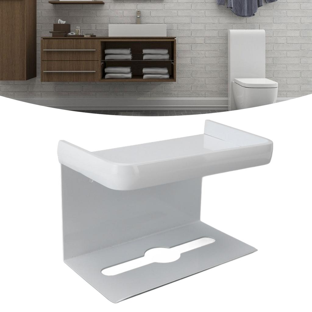 Toilet Paper Holder Wall Mount Tissue Roll Storage Rack Aluminum Tissue Dispenser for Bathroom Washroom