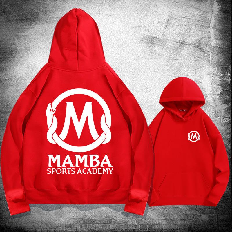Kobe Mamba hooded sweater autumn and winter youth student trendy brand loose shoulder hoodie jacket