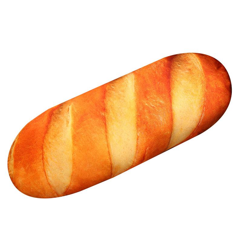 3D Simulation Bread Plush PillowSoft Butter Toast Bread Food Pillow Lumbar Back Cushion Stuffed Toy designed for Home Decor