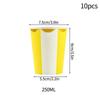 10Pcs CampingPicnic Tableware Set Disposable Paper Dishes Plate Cup Outdoor Camping Accessories Portable Cutlery