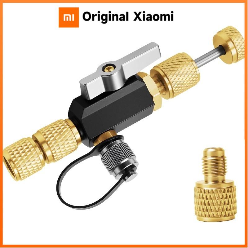 Xiaomi For Air Conditioning Valve Core Removal Tool Brass + Plastic Fast Recovery & Evacuation O-Ring Ball Valve Seal with Magnetic Cap