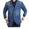 Men's Plus Size Casual Denim Jacket 2182