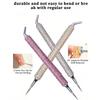 Dual-ended Nail Art Dotting Tool DIY Manicure Nail Decoration Tool  For Nail Charms Gems