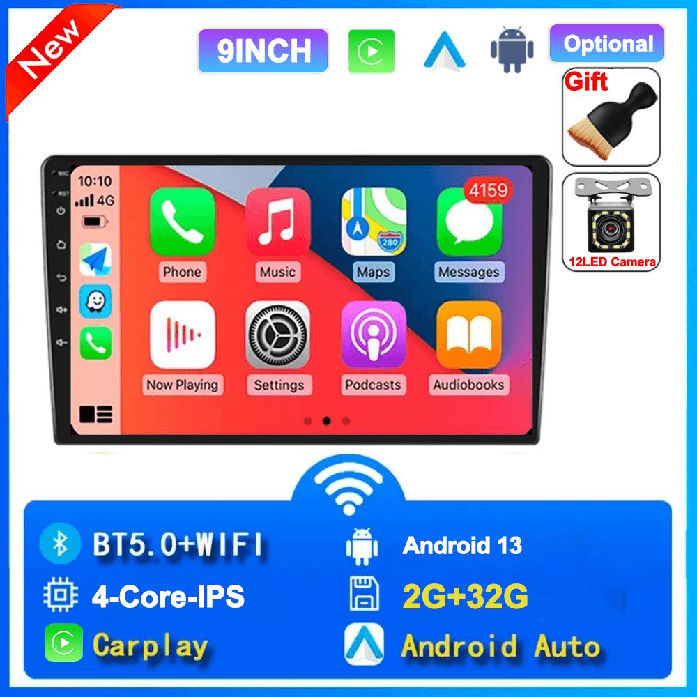 Universal 2 Din Android Car Radio Automotive Multimedia Wireless Carplay GPS Stereo For Volkswagen Nissan Hyundai Kia Toyota For