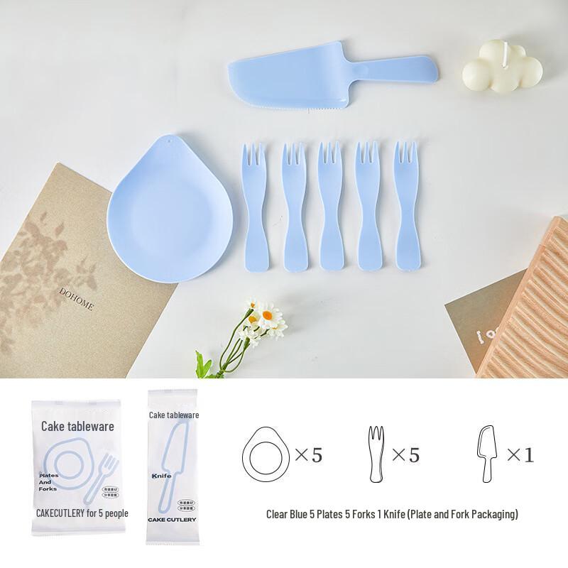 Changbaosen Disposable Birthday Cake Tableware Set