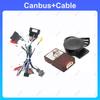 Car 16 pin Audio Wiring Harness With Canbus Box For Ford Fiesta Ecosport Focus Edge RANGER Mondeo Taurus Kuga Transit Figo