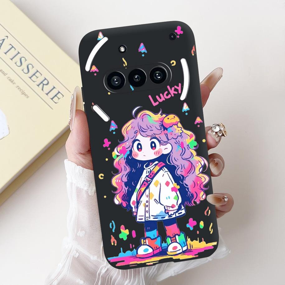 For Nothing Phone 3A Case A059 Cover Fashion Flower Soft Silicone Black Shockproof Cover On Nothing Phone3A 3 A 3APro A059P Capa
