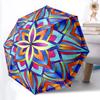 1pc Mandala, Kaleidoscope Automatic Umbrella | Portable Foldable 8-Rib Manual Open, Cute Birthday & Holiday Gift for Outdoor Yy260107088