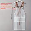 Schürze mit verstellbaren Trägern Transparentes PVC Küchenbekleidung für Damen