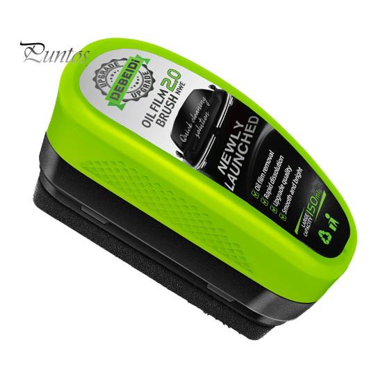 

Щетка для очистки масляной пленки на стекле автомобиля, очиститель лобового стекла с эргономичной ручкой, щетка для ухода за лобовым стеклом зелёный