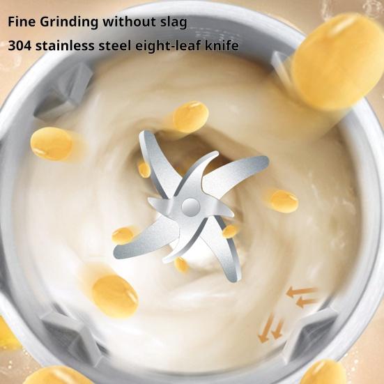 Nussmilchbereiter, automatische Soja-Maschine mit scharfer Klinge, Wärmeschutzfunktion, sichere Verwendung, EU-Stecker, elektrische hausgemachte Mandel-Hafer-Maschine