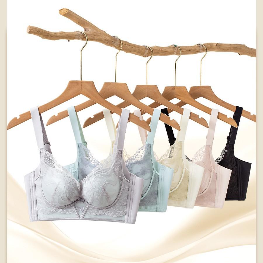 No steel ring, no magnetic collection of secondary breasts, Modal slippery massage cup underwear, women's small breasts gather, anti-sagging 